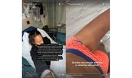 Screenshots of Ayan Broomfield's Instagram stories | Source/ayan.broomfield